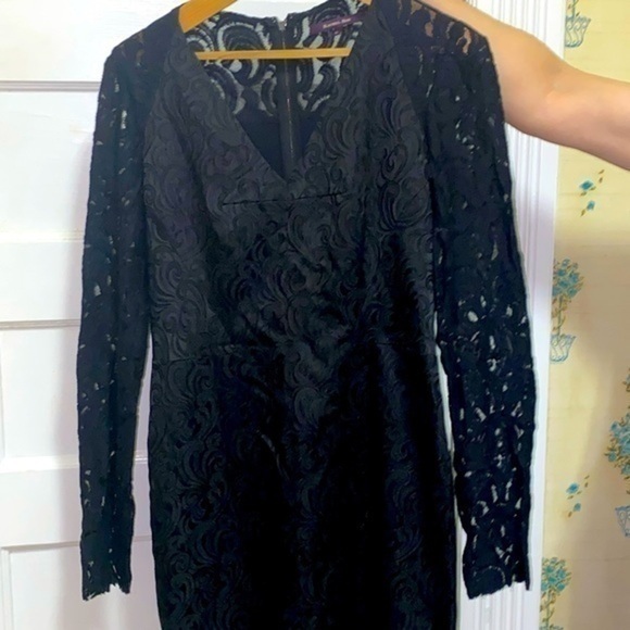 Rachel Zoe Lace Dreas Black Preloved condition size 12 - Picture 1 of 8